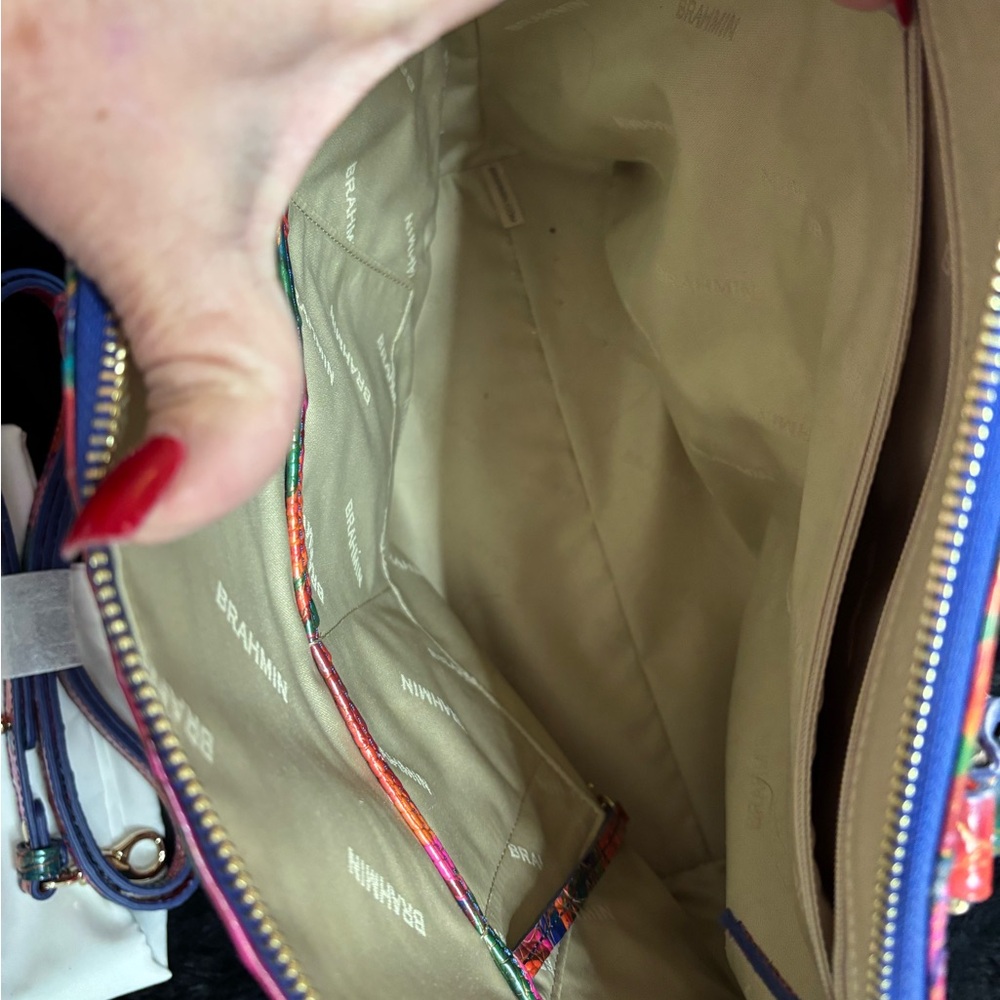 Brahmin Vibrant Multicolor Tote Bag - Picture 2 of 3